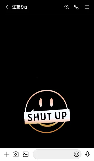 [LINE着せ替え] スマイル グラデーション 191の画像2