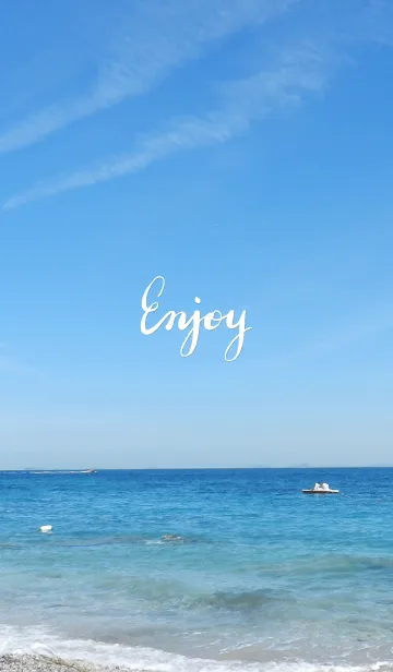 [LINE着せ替え] 心を癒す 空と海5の画像1