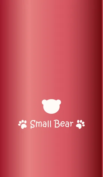 [LINE着せ替え] Small Bear *GLOSSYRED 4*の画像1