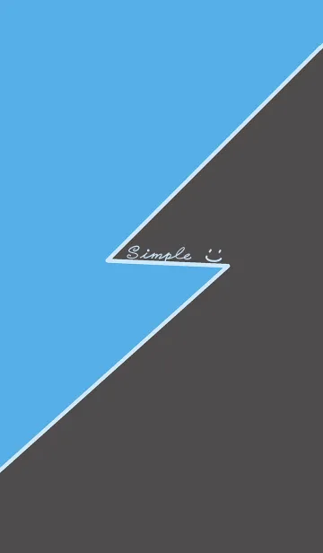 [LINE着せ替え] LightningJ-blue. Dark grayの画像1