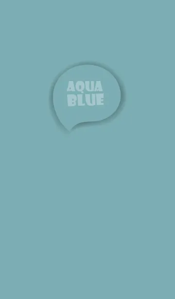 [LINE着せ替え] Aqua Blue Theme (JP)の画像1