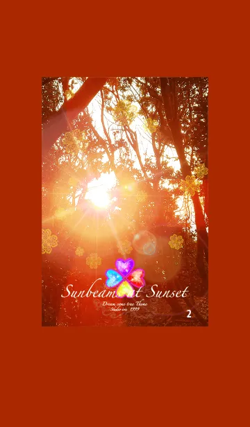 [LINE着せ替え] ＊運気最強＊太陽の浄化木漏れ日2の画像1