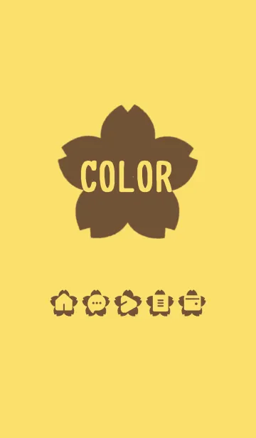 [LINE着せ替え] yellow color E11の画像1