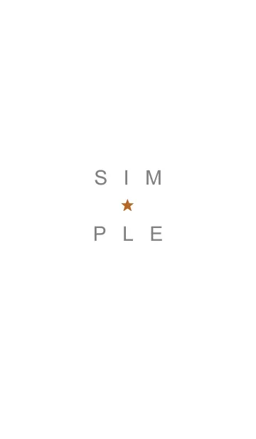 [LINE着せ替え] SIMPLE STAR-21の画像1