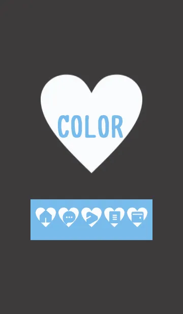 [LINE着せ替え] blue color F15の画像1