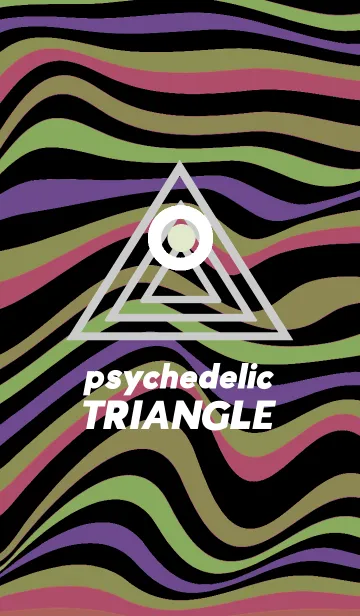 [LINE着せ替え] サイケデリック トライアングル 141の画像1