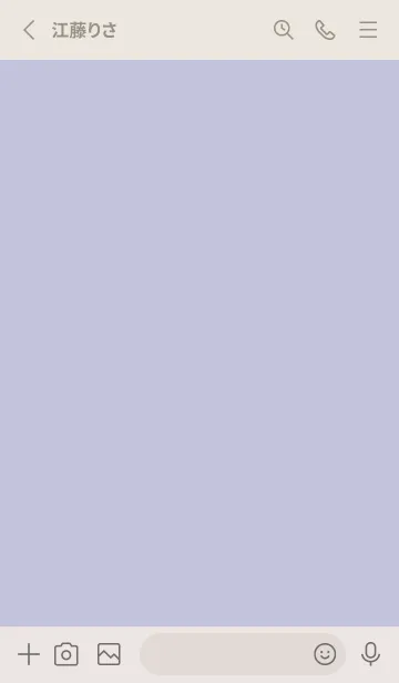 [LINE着せ替え] 超シンプル16<パープル>の画像2