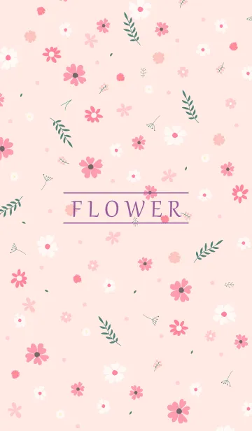 [LINE着せ替え] MANY FLOWERS PINK 32の画像1