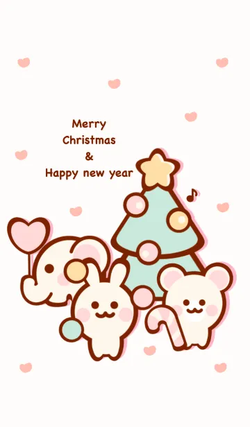 [LINE着せ替え] Happy Christmas party 4の画像1