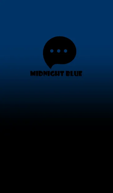 [LINE着せ替え] Black & Midnight Blue Theme V3 (JP)の画像1