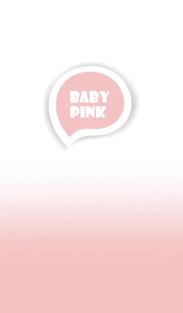 [LINE着せ替え] Baby Pink In White Theme (JP)の画像1