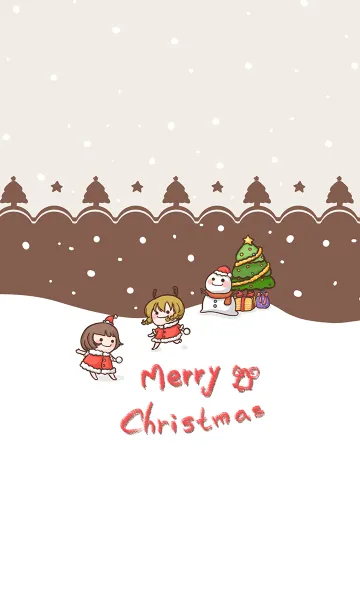 [LINE着せ替え] Christmas carnival - Chocolate Milkの画像1