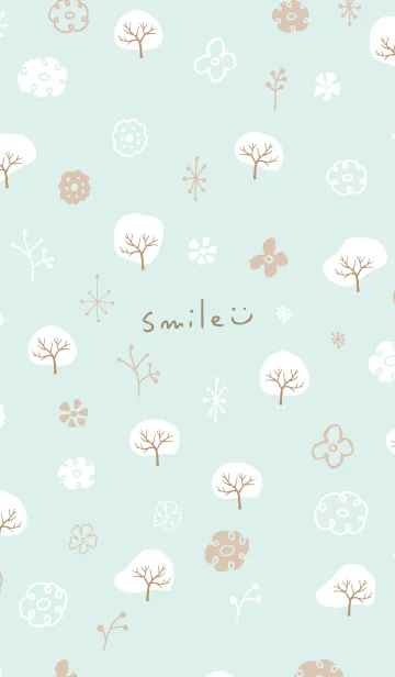 [LINE着せ替え] ほんわか冬 木15の画像1