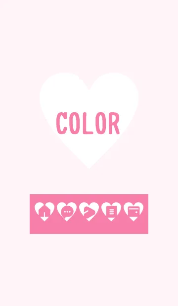 [LINE着せ替え] pink color F11の画像1