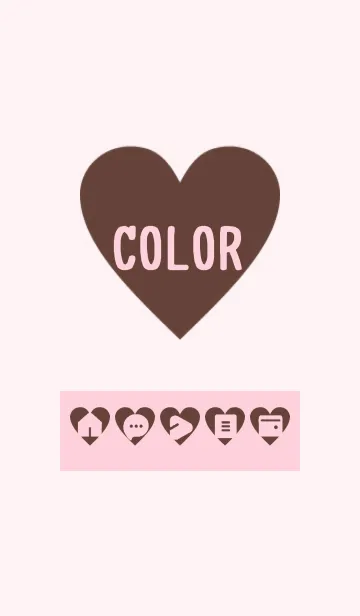 [LINE着せ替え] pink color F13の画像1