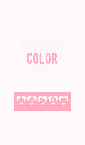 [LINE着せ替え] pink color F14の画像1