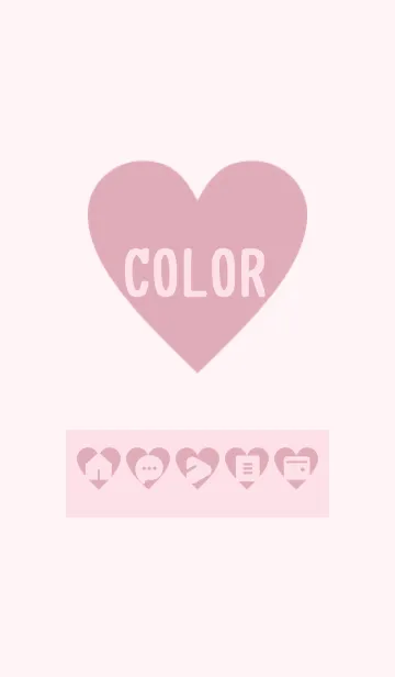 [LINE着せ替え] pink color F15の画像1