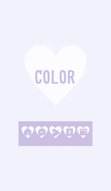 [LINE着せ替え] purple color F14の画像1