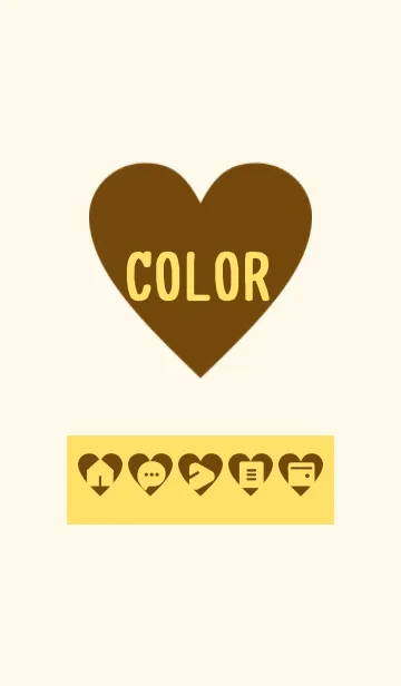 [LINE着せ替え] yellow color F14の画像1