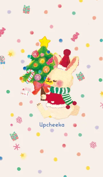 [LINE着せ替え] メリークリスマス！（upcheeka)の画像1