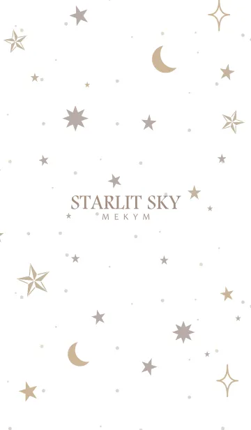 [LINE着せ替え] SIMPLE-STARLIT SKY MEKYM 28の画像1