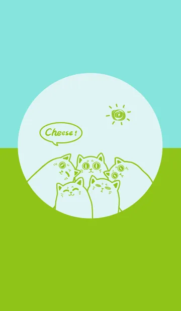 [LINE着せ替え] Meow...Cheese！ J-Qingqing Grasslandの画像1