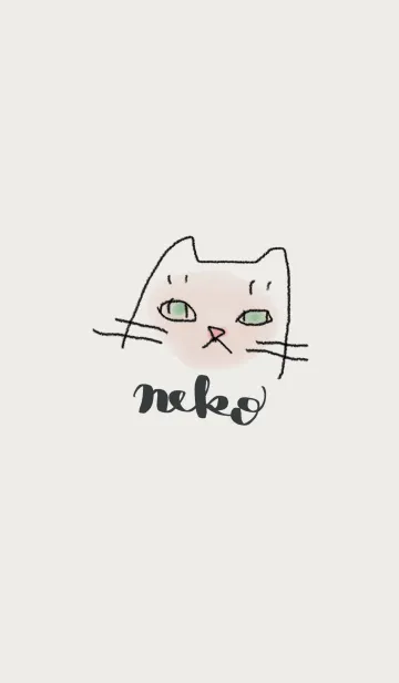 [LINE着せ替え] cat theme 猫の着せかえ。スケッチの画像1