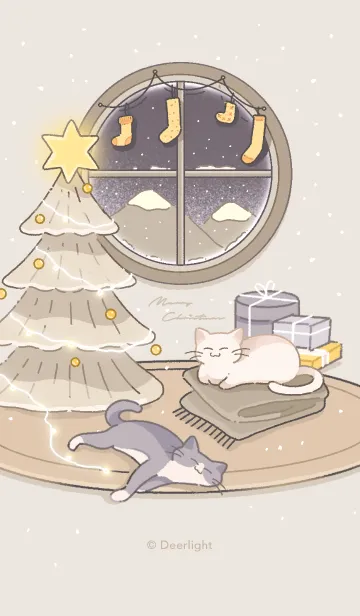 [LINE着せ替え] 日系 - 未分類｜クリスマスの夜の画像1