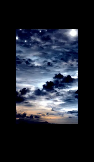[LINE着せ替え] 夜の月 月の海 #DkBG_13。の画像1