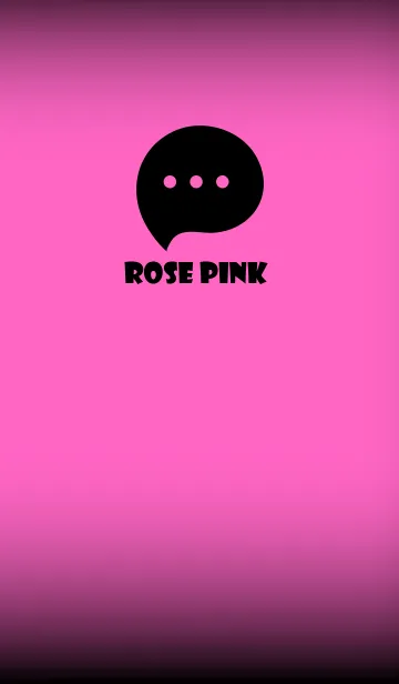 [LINE着せ替え] Rose Pink Black V.3 (JP)の画像1