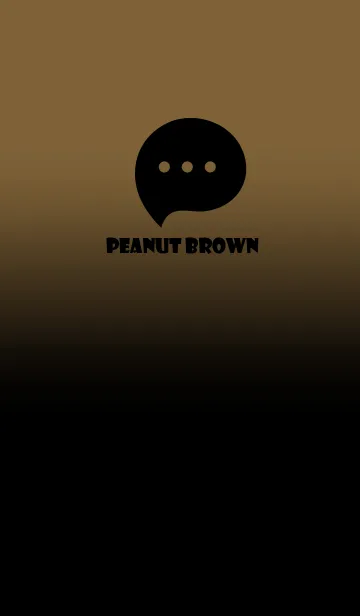 [LINE着せ替え] Black & Peanut Brown Theme V3 (JP)の画像1