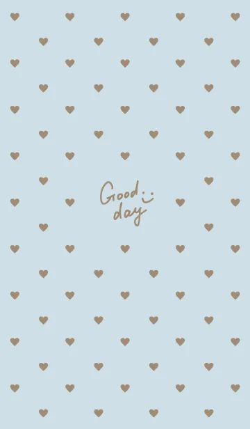 [LINE着せ替え] 大人ハート ブルー2の画像1