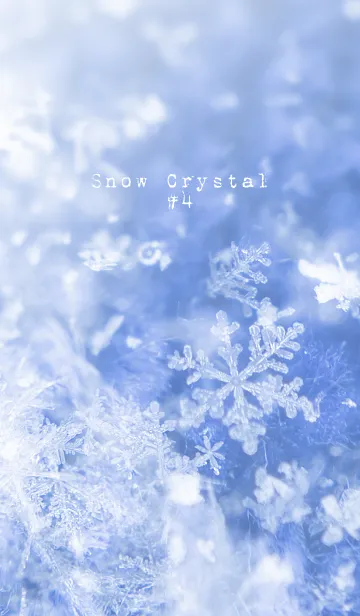 [LINE着せ替え] 雪の結晶 #4の画像1