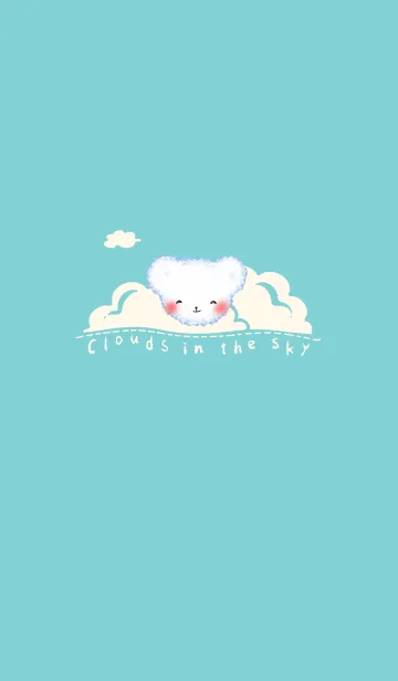 [LINE着せ替え] Cloud Bear J-Blueの画像1