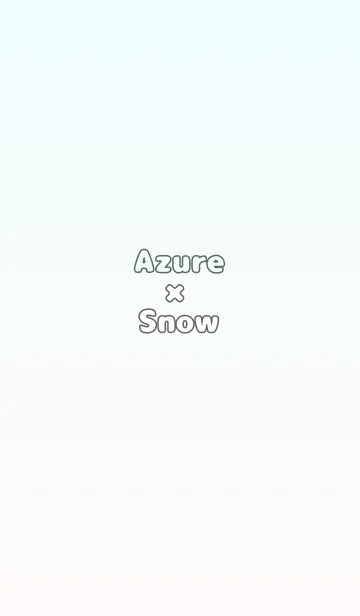 [LINE着せ替え] アズール★雪色.TKCの画像1