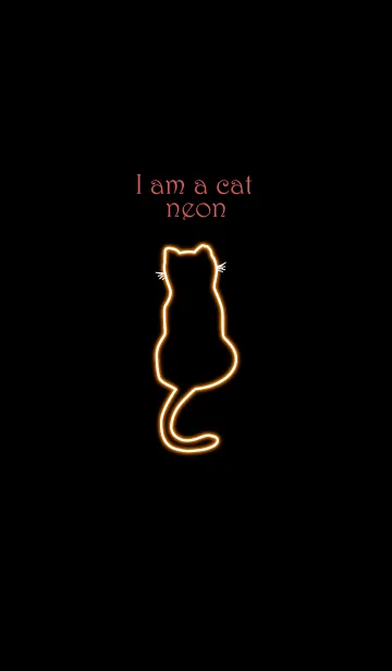 [LINE着せ替え] I am a cat neon 83の画像1