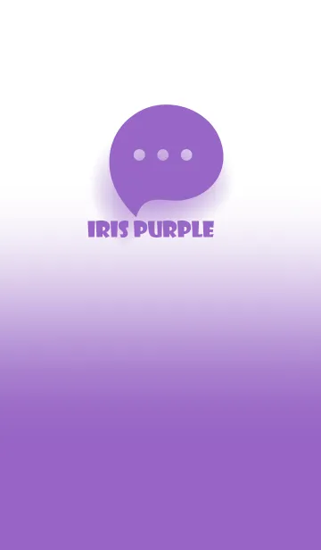 [LINE着せ替え] Iris Purple & White Theme V.3 (JP)の画像1