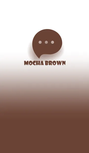 [LINE着せ替え] Mocha brown & White Theme V.3 (JP)の画像1