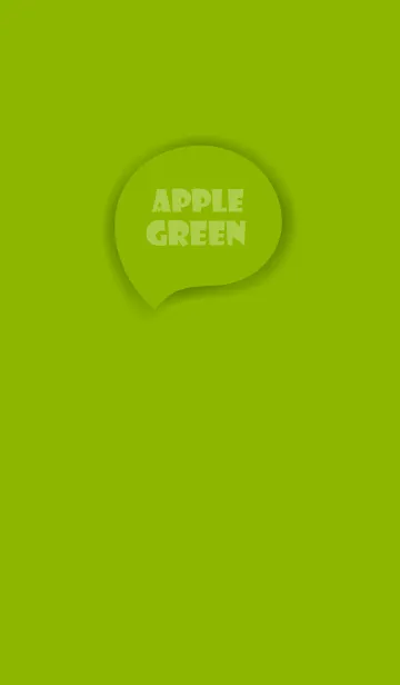 [LINE着せ替え] Apple Green Theme (JP)の画像1