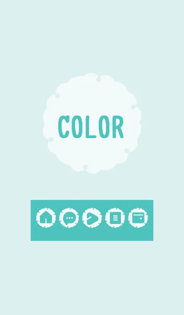 [LINE着せ替え] green color G30の画像1