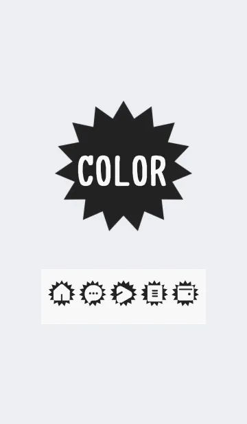[LINE着せ替え] bw color H11の画像1