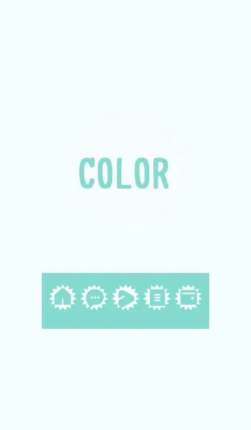 [LINE着せ替え] green color H28の画像1