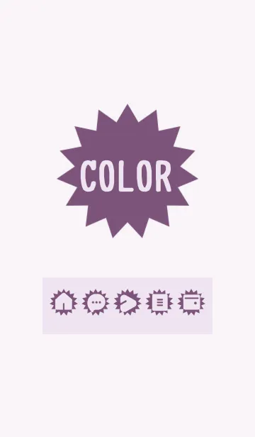 [LINE着せ替え] purple color H13の画像1