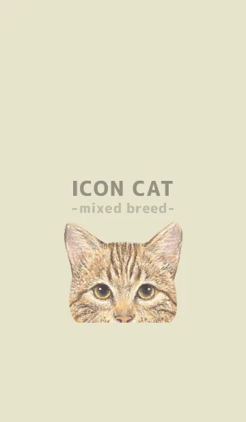 [LINE着せ替え] ICON CAT - ミックス - PASTEL YE/15の画像1