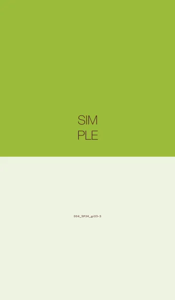 [LINE着せ替え] 004_24_グリーン3-3の画像1