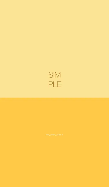 [LINE着せ替え] 004_24_イエロー3-3の画像1