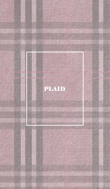 [LINE着せ替え] チェック柄 St 02 - ロージーブラウン 01の画像1