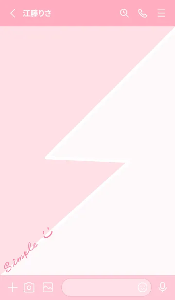 [LINE着せ替え] LightningJ-pinkの画像2