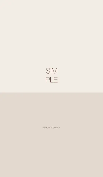 [LINE着せ替え] 0N4_24_ブラウン2-3の画像1