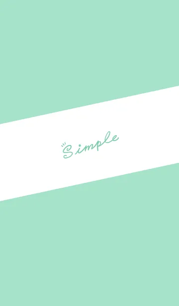 [LINE着せ替え] Simple Lines J-pink greenの画像1